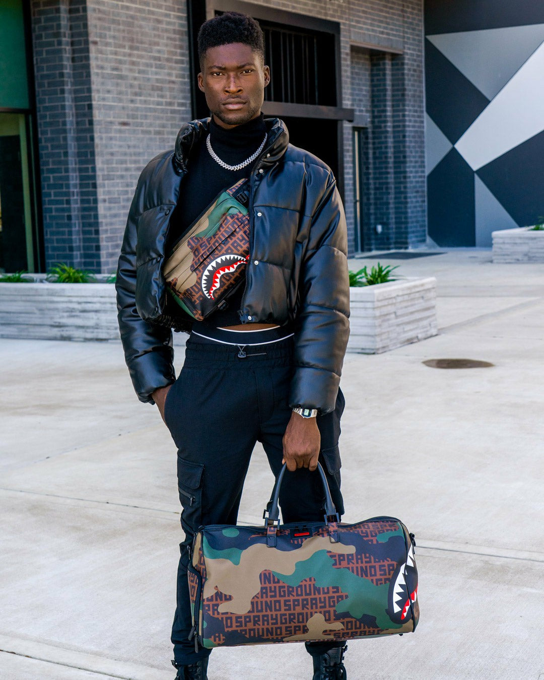 Sprayground - CAMO INFINITI DUFFLE