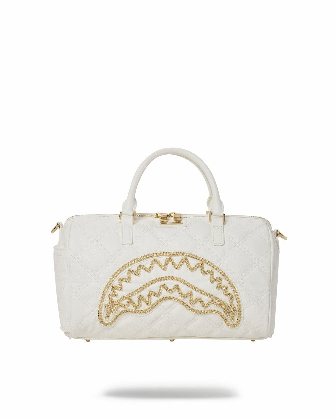 Sprayground - RIVIERA LE BLANC GOLD CHAIN SHARK MINI DUFFLE
