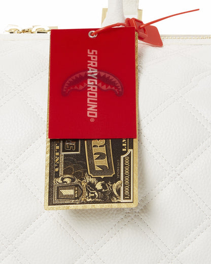 Sprayground - RIVIERA LE BLANC GOLD CHAIN SHARK MINI DUFFLE