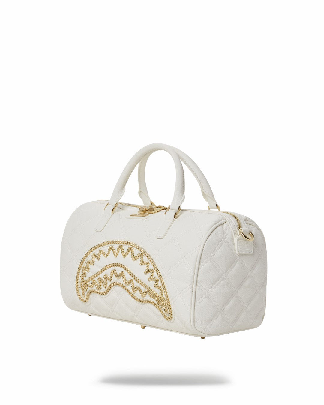Sprayground - RIVIERA LE BLANC GOLD CHAIN SHARK MINI DUFFLE
