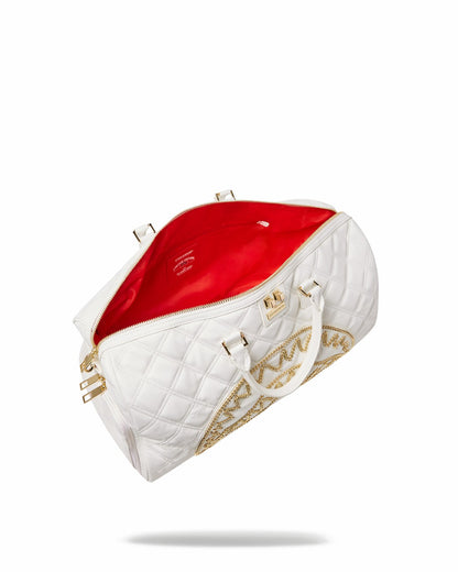 Sprayground - RIVIERA LE BLANC GOLD CHAIN SHARK DUFFLE