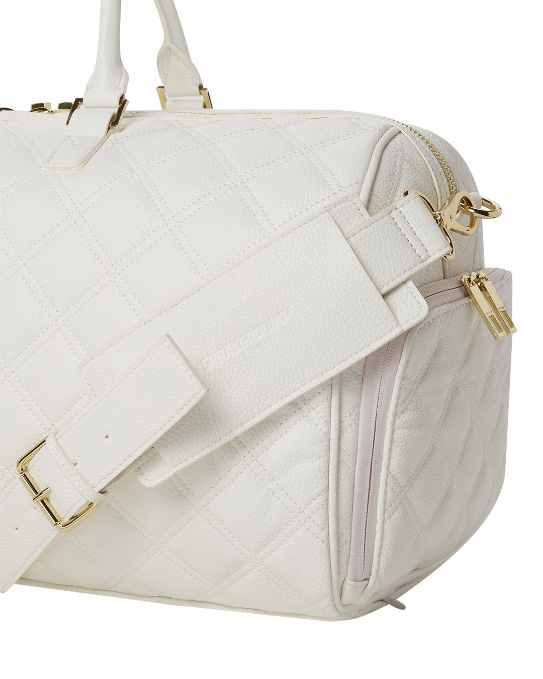 Sprayground - RIVIERA LE BLANC GOLD CHAIN SHARK DUFFLE