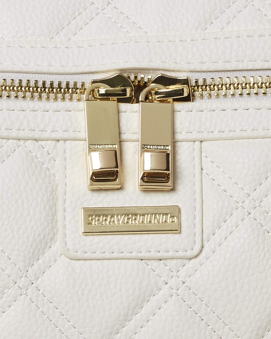 Sprayground - RIVIERA LE BLANC GOLD CHAIN SHARK DUFFLE