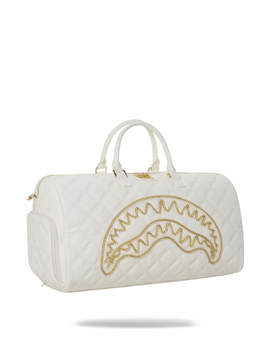 Sprayground - RIVIERA LE BLANC GOLD CHAIN SHARK DUFFLE
