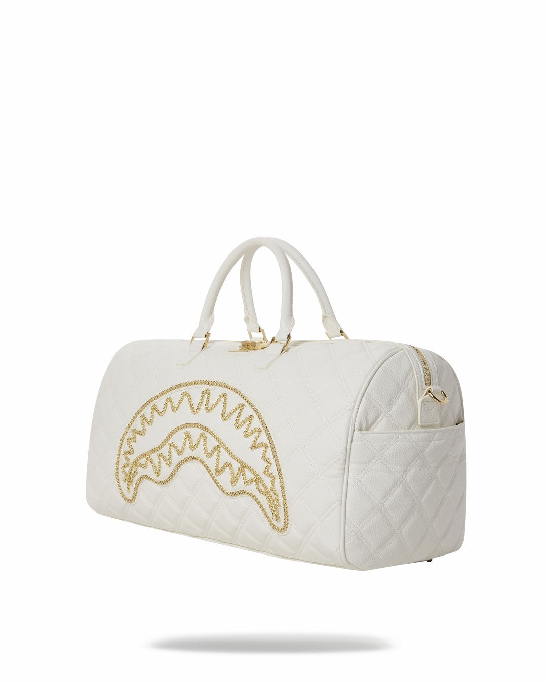 Sprayground - RIVIERA LE BLANC GOLD CHAIN SHARK DUFFLE