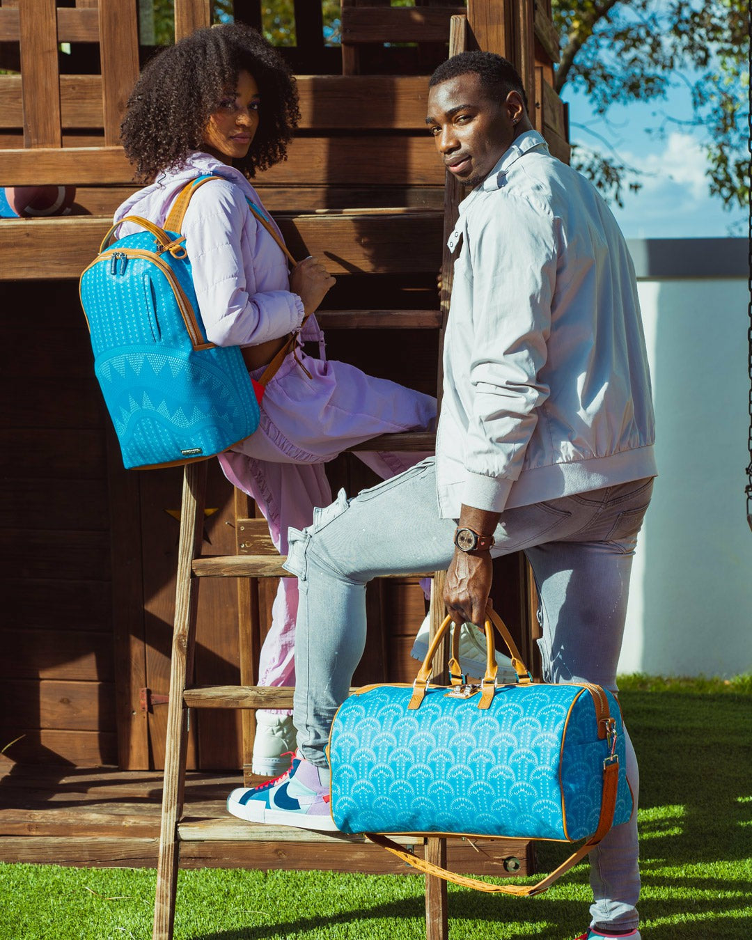 Sprayground - ILLUCHAINS TURQ DUFFLE