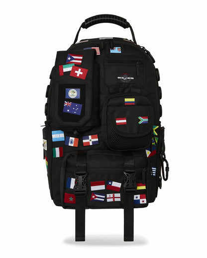 Sprayground - JAMES FIRST CLASS GLOBAL FLAGS SPECIAL OPS CARGO BACKPACK