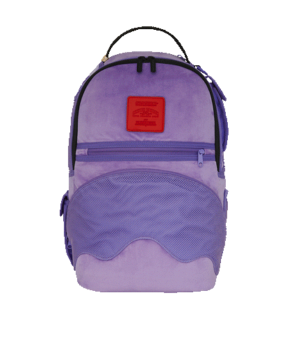 Sprayground - NOOO WAY!!! A REVERSIBLE BACKPACK - PURPLE VELOUR TO OG SHARKS IN PARI