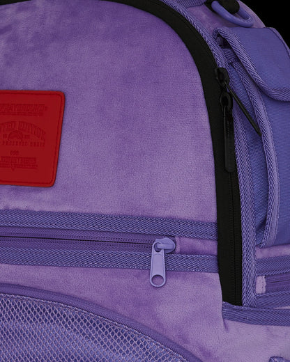 Sprayground - NOOO WAY!!! A REVERSIBLE BACKPACK - PURPLE VELOUR TO OG SHARKS IN PARI
