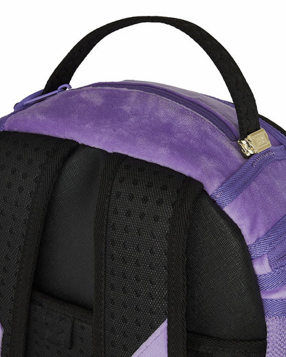 Sprayground - NOOO WAY!!! A REVERSIBLE BACKPACK - PURPLE VELOUR TO OG SHARKS IN PARI