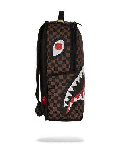 Sprayground - NOOO WAY!!! A REVERSIBLE BACKPACK - PURPLE VELOUR TO OG SHARKS IN PARI