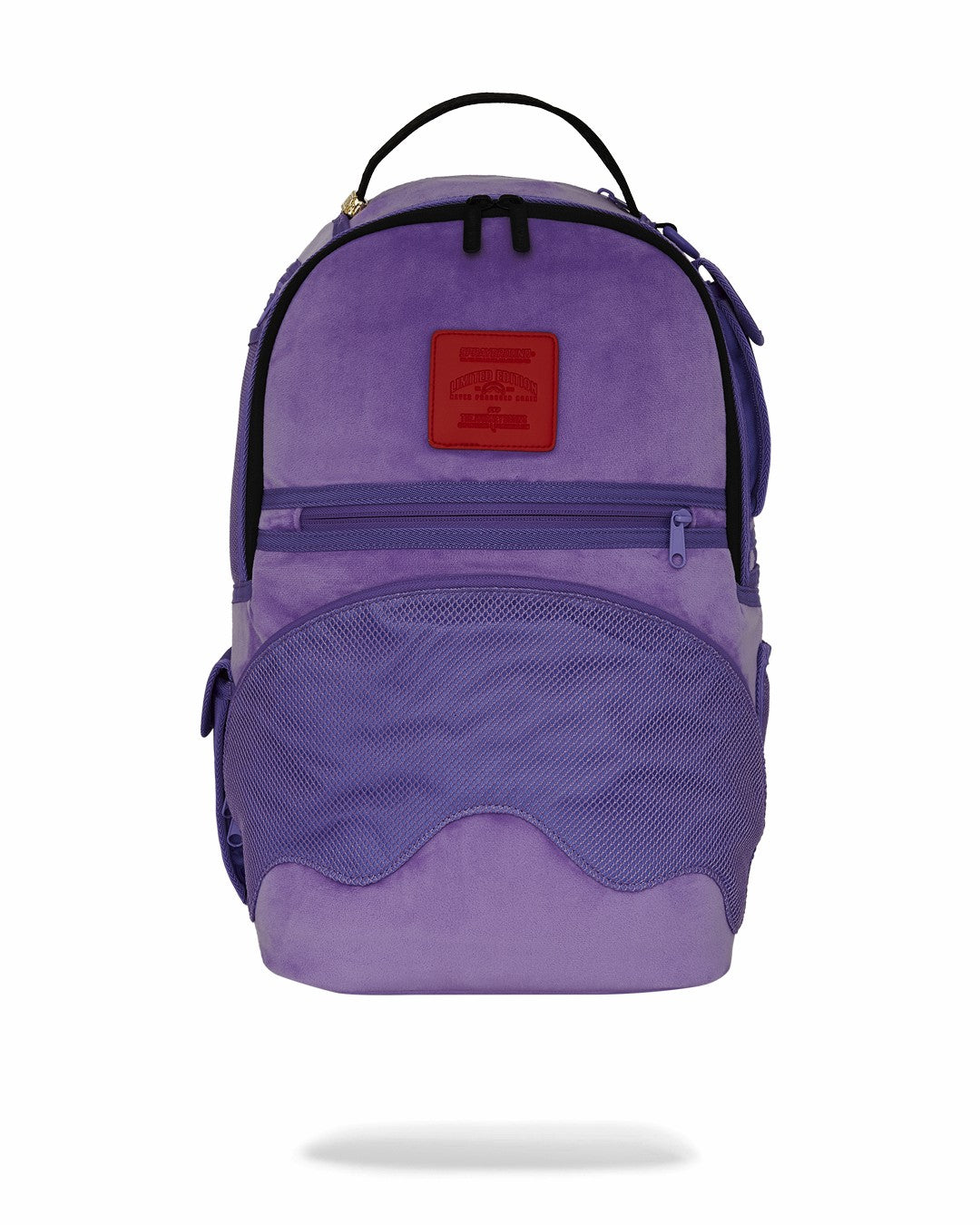 Sprayground - NOOO WAY!!! A REVERSIBLE BACKPACK - PURPLE VELOUR TO OG SHARKS IN PARI