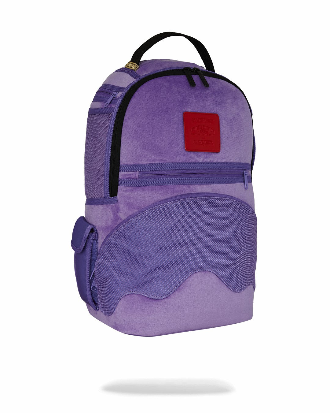 Sprayground - NOOO WAY!!! A REVERSIBLE BACKPACK - PURPLE VELOUR TO OG SHARKS IN PARI