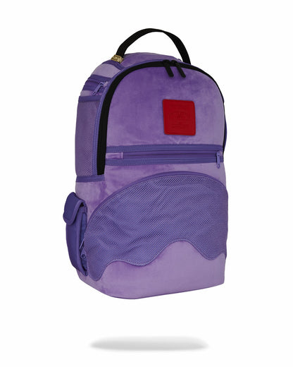 Sprayground - NOOO WAY!!! A REVERSIBLE BACKPACK - PURPLE VELOUR TO OG SHARKS IN PARI
