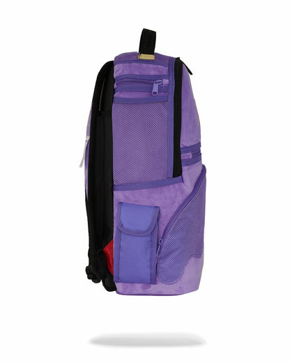 Sprayground - NOOO WAY!!! A REVERSIBLE BACKPACK - PURPLE VELOUR TO OG SHARKS IN PARI