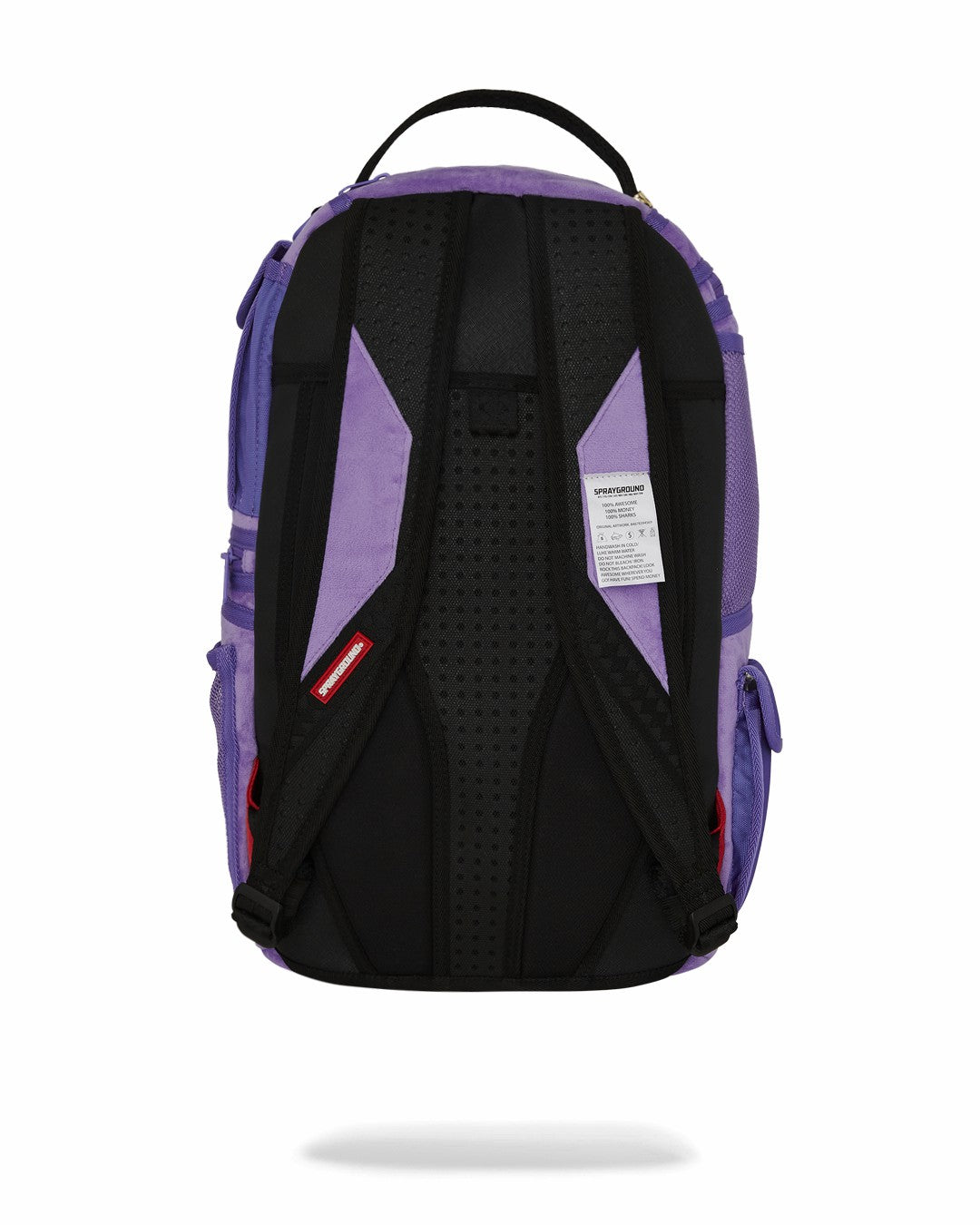 Sprayground - NOOO WAY!!! A REVERSIBLE BACKPACK - PURPLE VELOUR TO OG SHARKS IN PARI