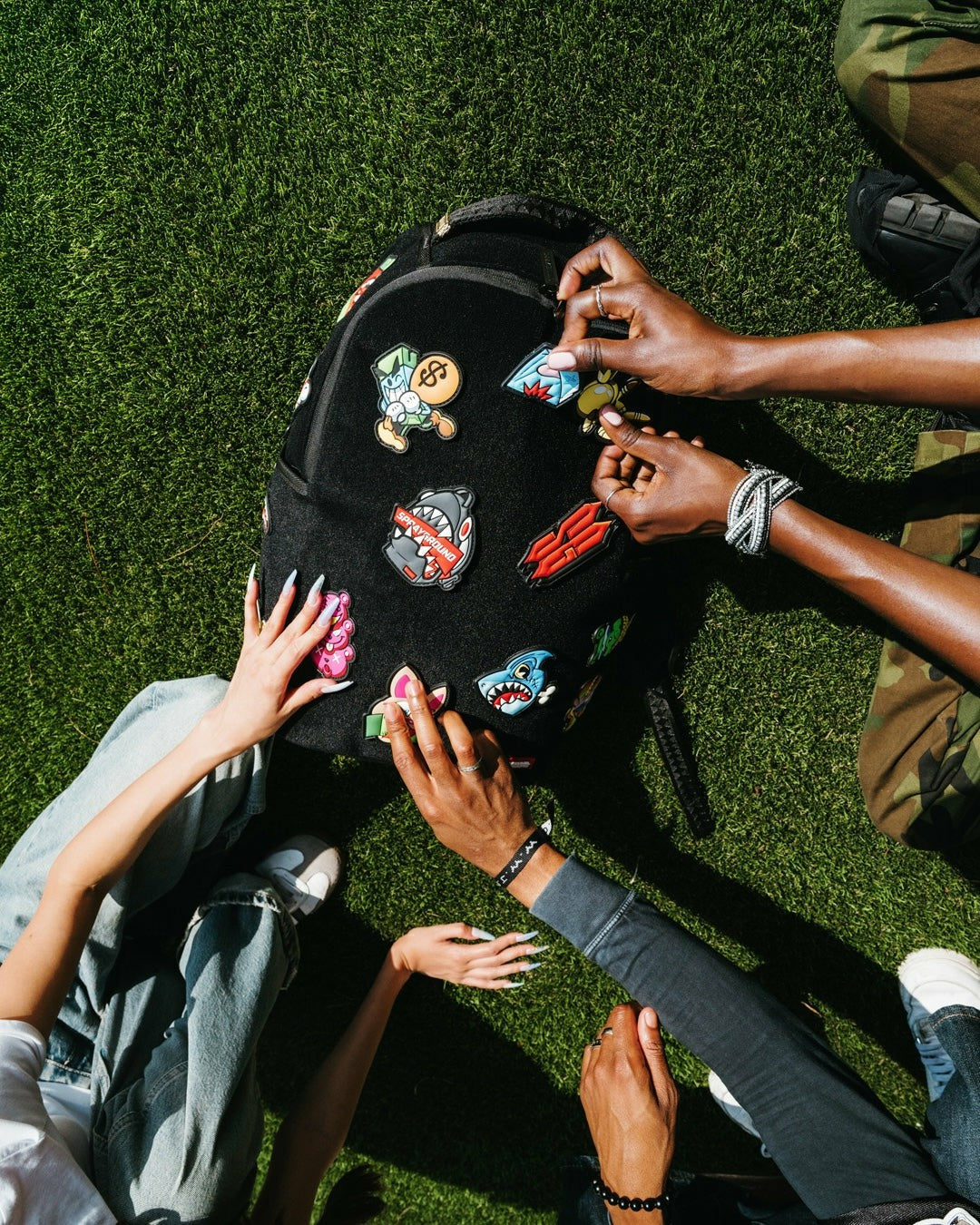 Sprayground - STUCK ON YA - VELCRO PATCH BACKPACK