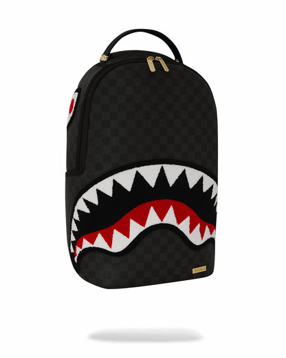 Sprayground - LIGHTS OUT SHARKS IN PARIS CHENILLE SHARK BACKPACK