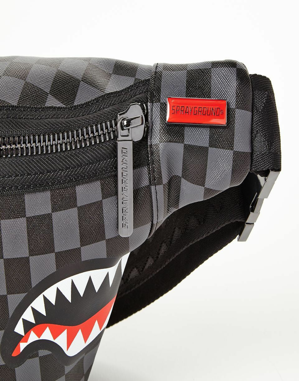 Sprayground - SHARKS IN PARIS (BLACK CHECKERED EDITION) CROSSBODY