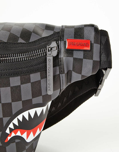 Sprayground - SHARKS IN PARIS (BLACK CHECKERED EDITION) CROSSBODY