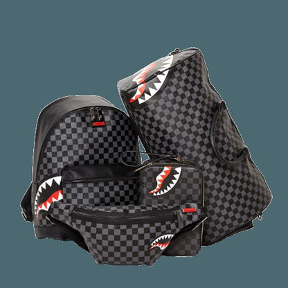 Sprayground - SHARKS IN PARIS (BLACK CHECKERED EDITION) CROSSBODY