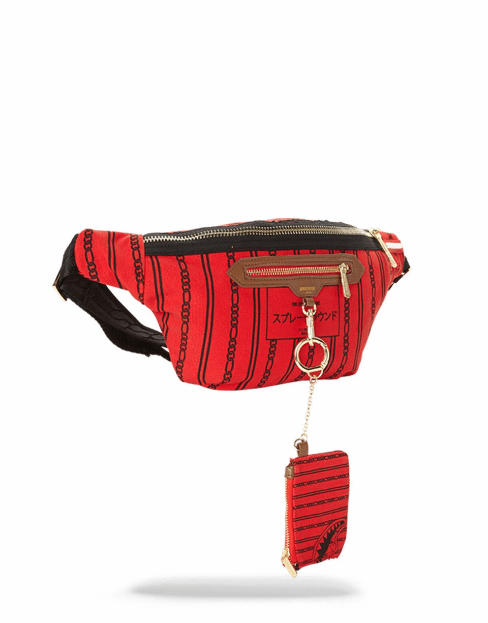 Sprayground - REVERSE SHARKS IN PARIS CROSSBODY (RED)