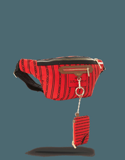 Sprayground - REVERSE SHARKS IN PARIS CROSSBODY (RED)