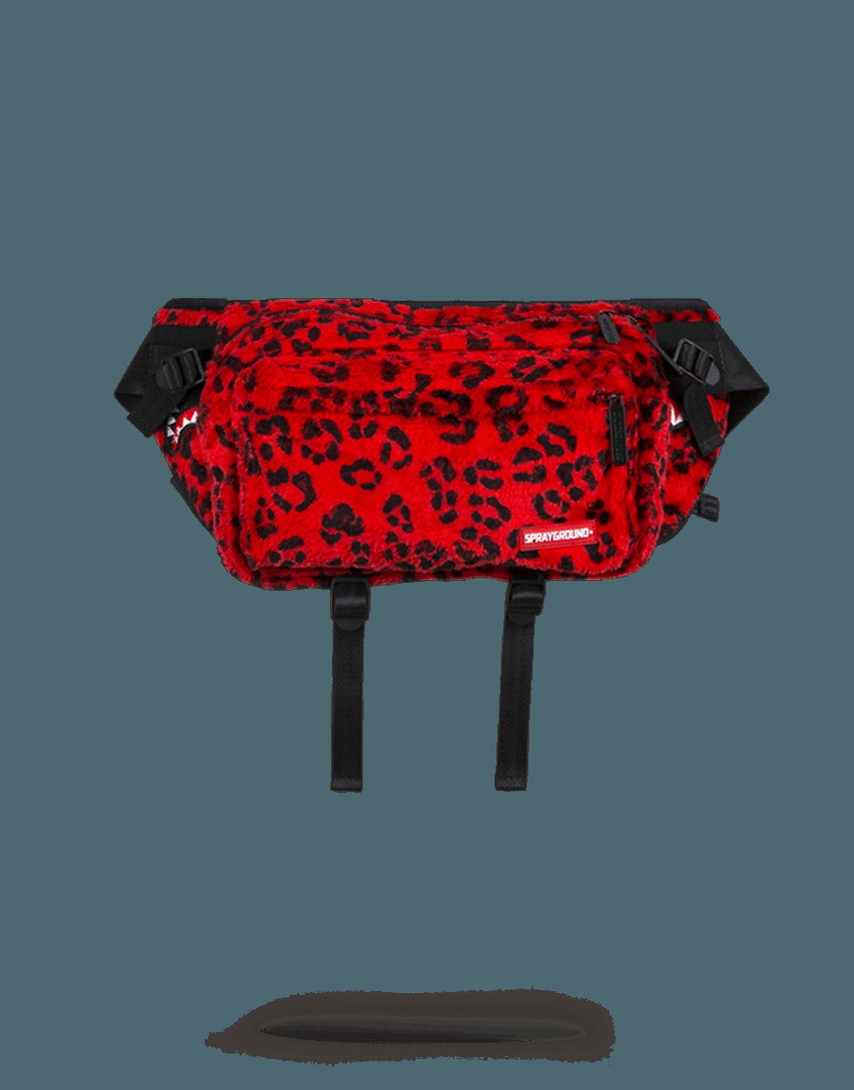 Sprayground - RED LEOPARD CROSSBODY TRANSPORTER