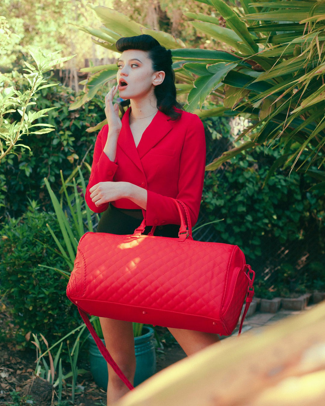 Sprayground - RED RIVIERA EMPEROR DUFFLE
