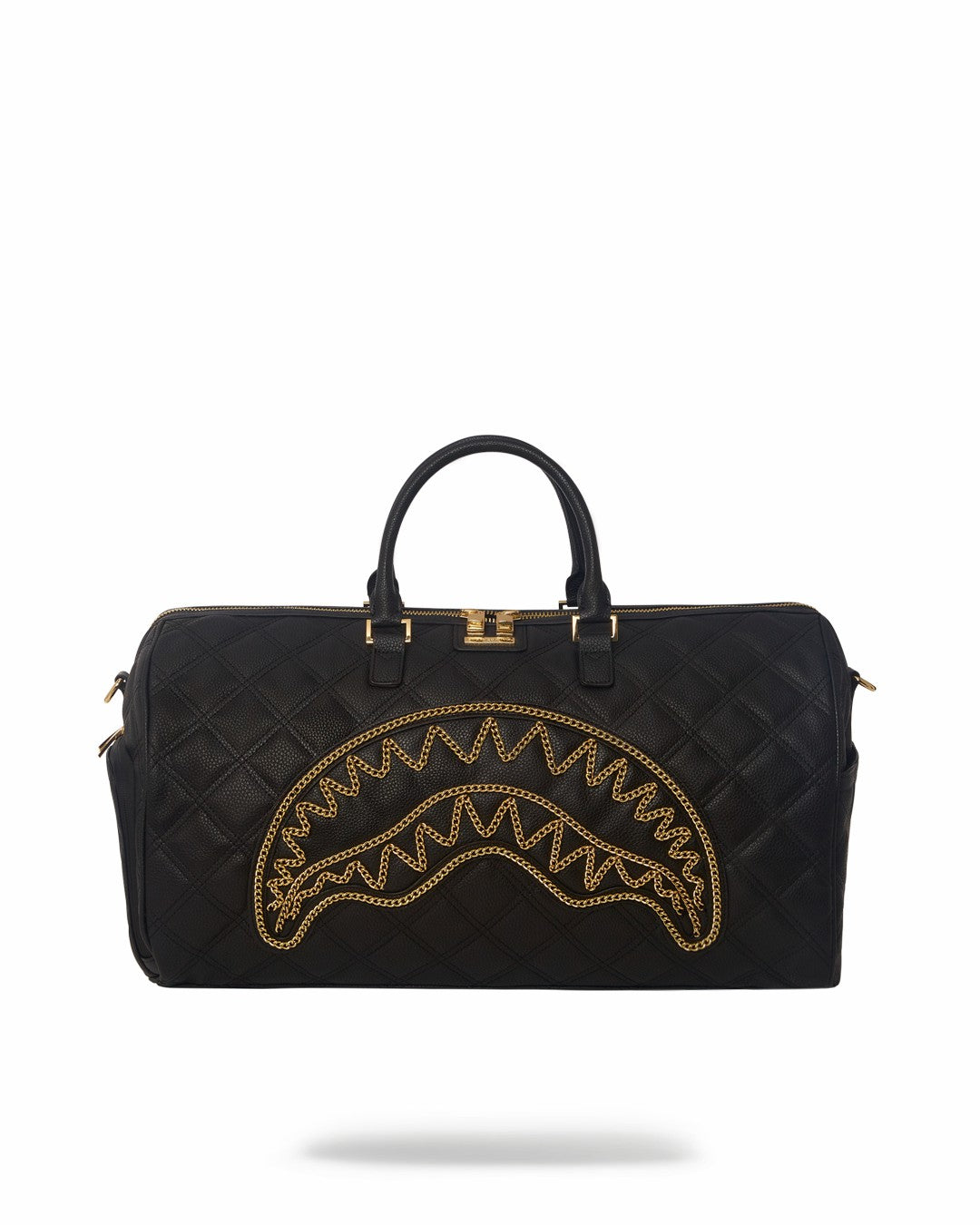 Sprayground - NOIR QUILT GOLD CHAIN SHARK DUFFLE