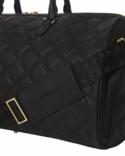 Sprayground - NOIR QUILT GOLD CHAIN SHARK DUFFLE