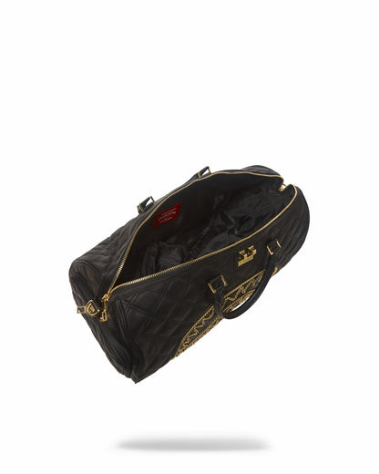 Sprayground - NOIR QUILT GOLD CHAIN SHARK DUFFLE