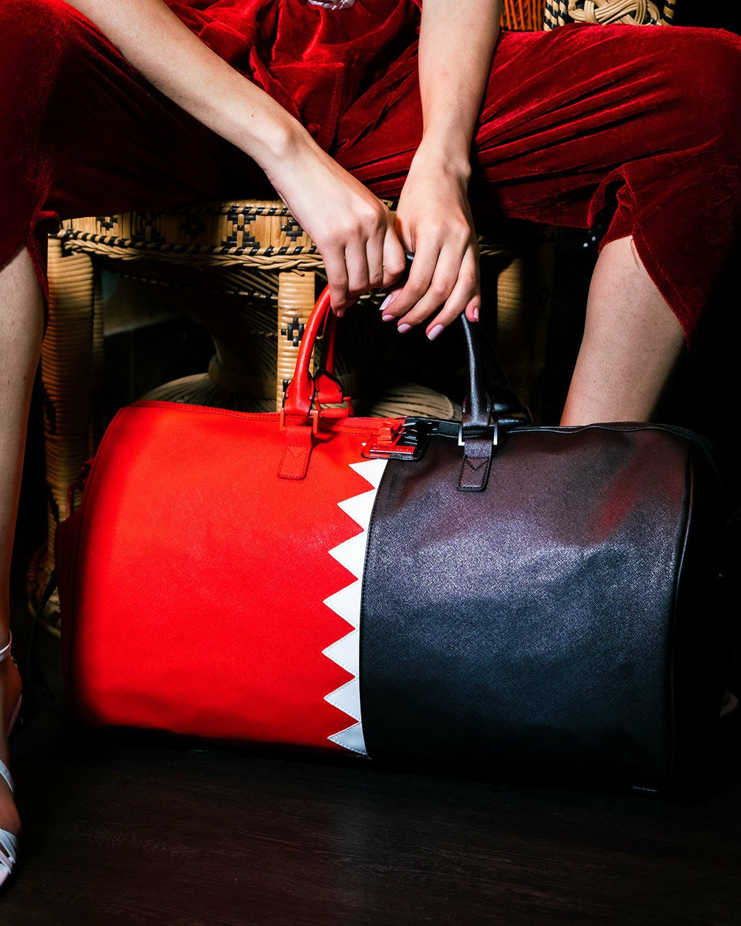 Sprayground - VERTICAL SHARK CUT & SEW DUFFLE
