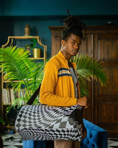 Sprayground - TRIPPY CHECK DUFFLE