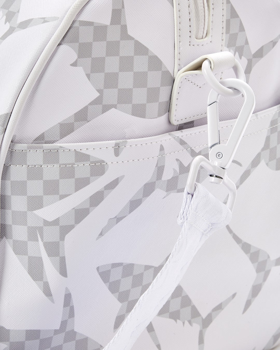 Sprayground - SHARK CHECK (WHITE) DUFFLE