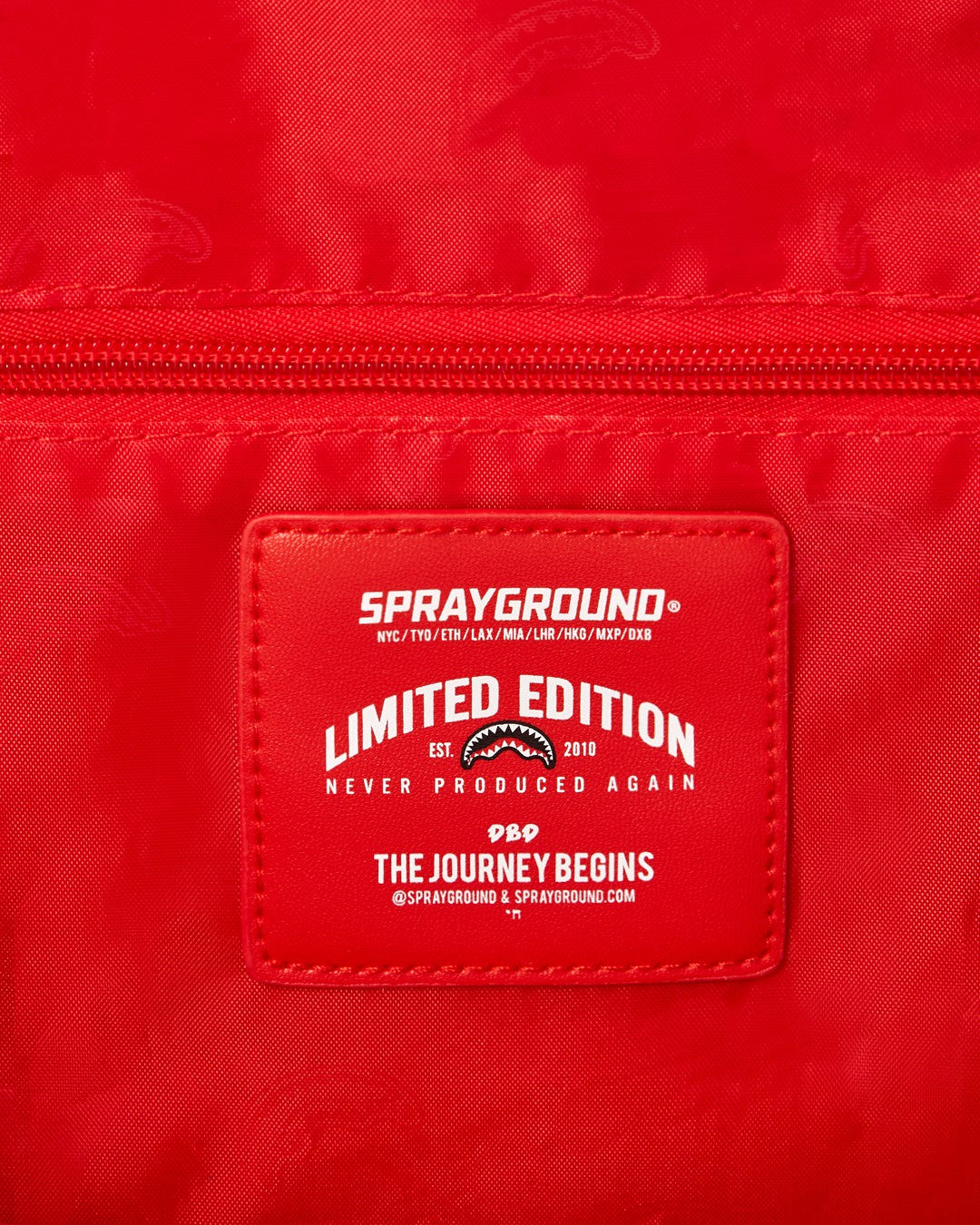 Sprayground - SHARK CHECK (WHITE) DUFFLE
