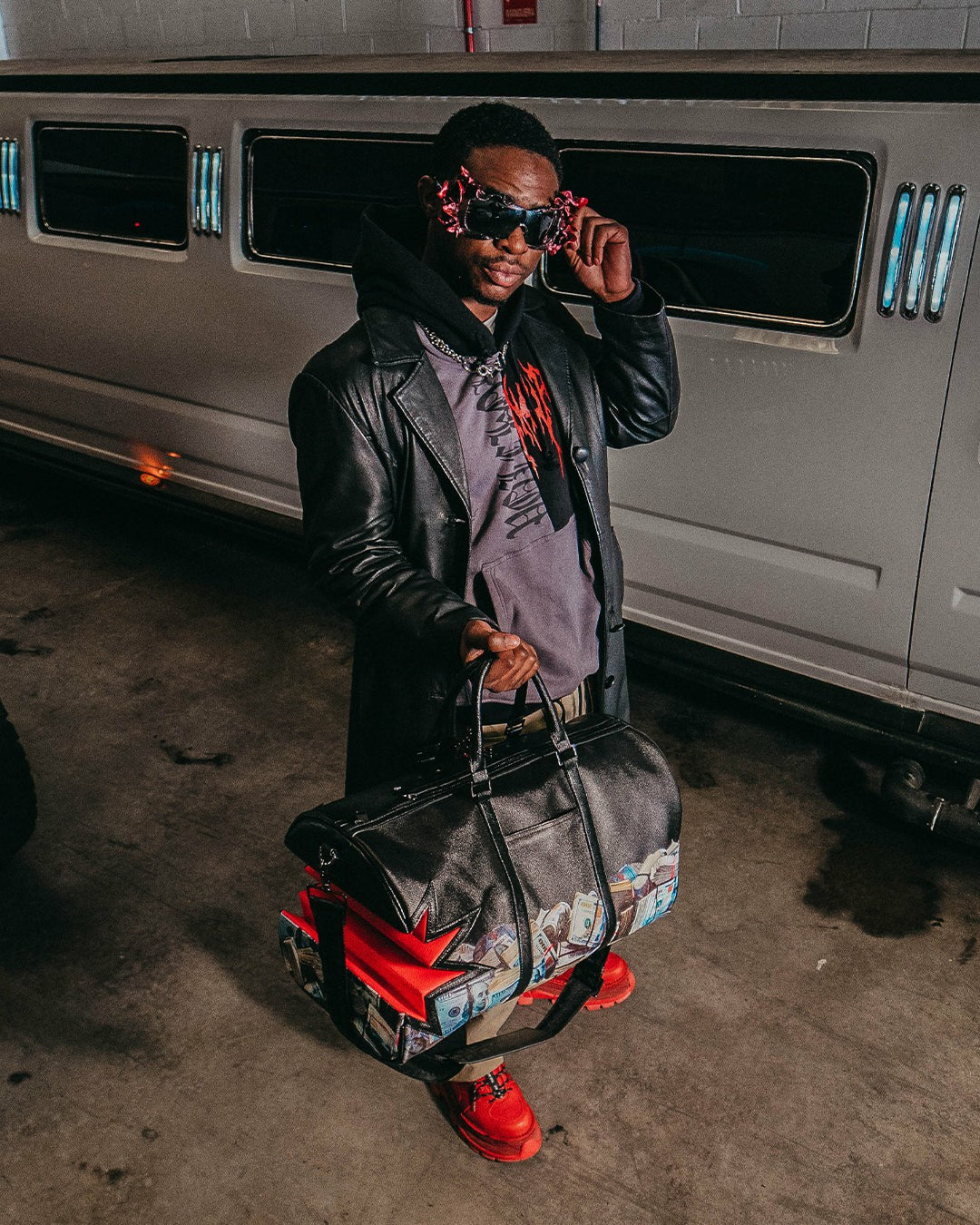 Sprayground - $HARKBITE LARGE DUFFLE