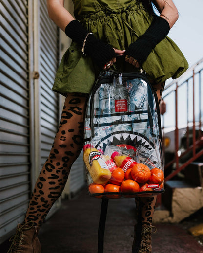 Sprayground - CLEAR BACKPACK - MONEY CHOMP