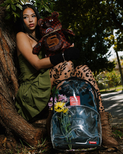 Sprayground - CLEAR BACKPACK - SHARKS IN PARIS BEAR