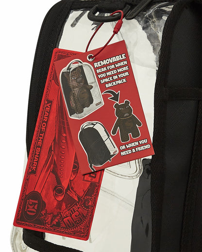 Sprayground - CLEAR BACKPACK - SHARKS IN PARIS BEAR