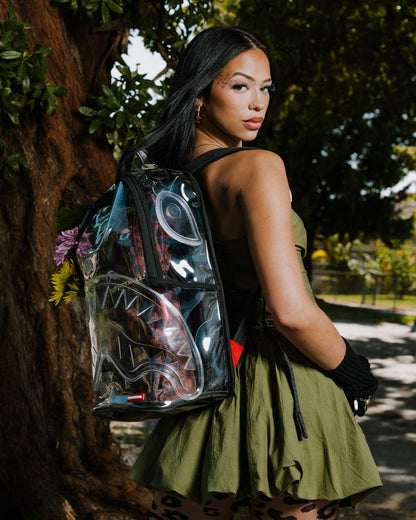 Sprayground - CLEAR BACKPACK - SHARKS IN PARIS BEAR