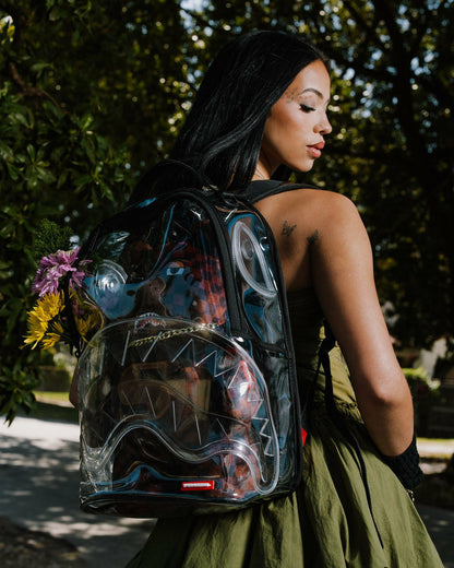 Sprayground - CLEAR BACKPACK - SHARKS IN PARIS BEAR