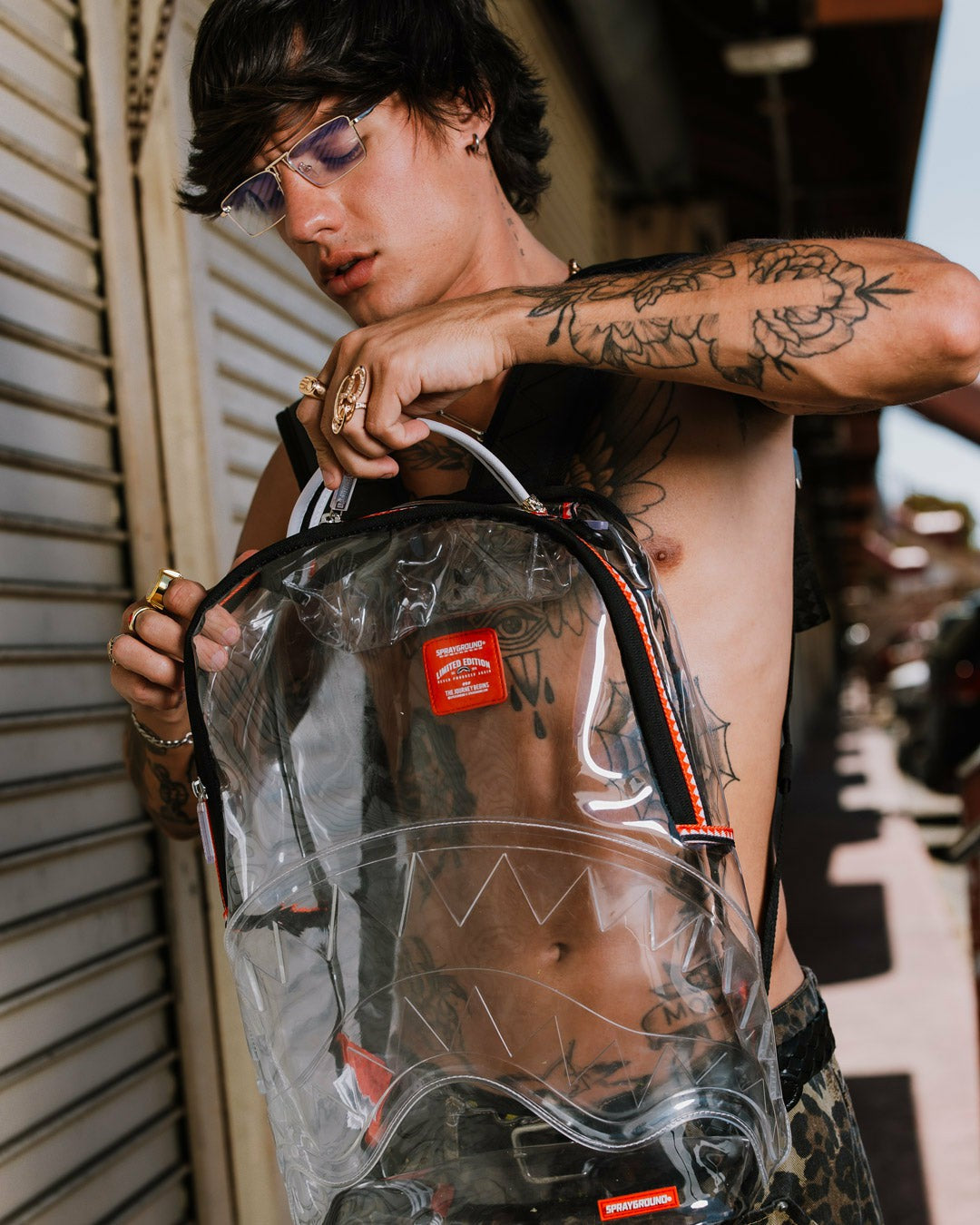 Sprayground - 100% CLEAR BACKPACK SHARK