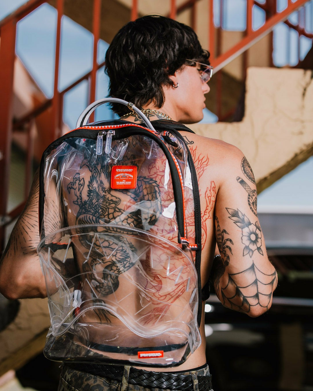 Sprayground - 100% CLEAR BACKPACK SHARK