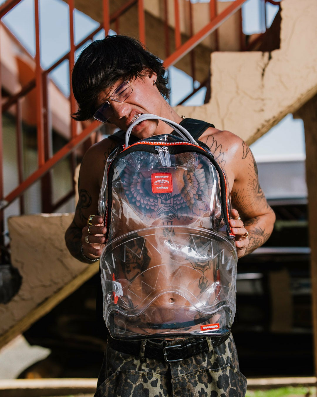 Sprayground - 100% CLEAR BACKPACK SHARK