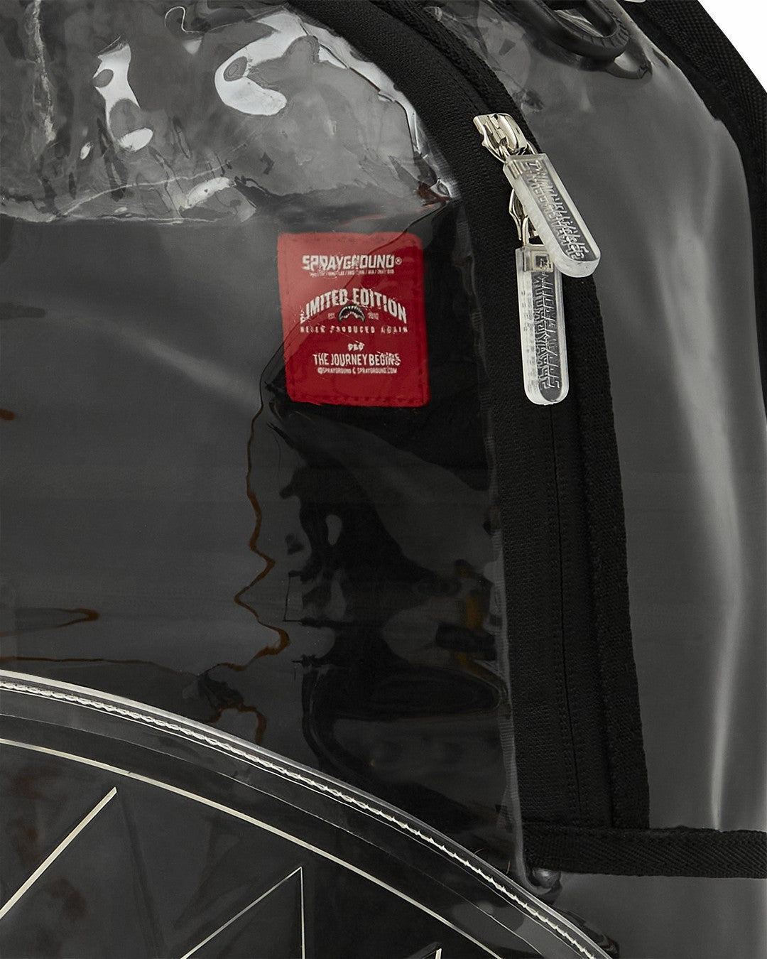 Sprayground - CLEAR BACKPACK - SHARK CENTRAL