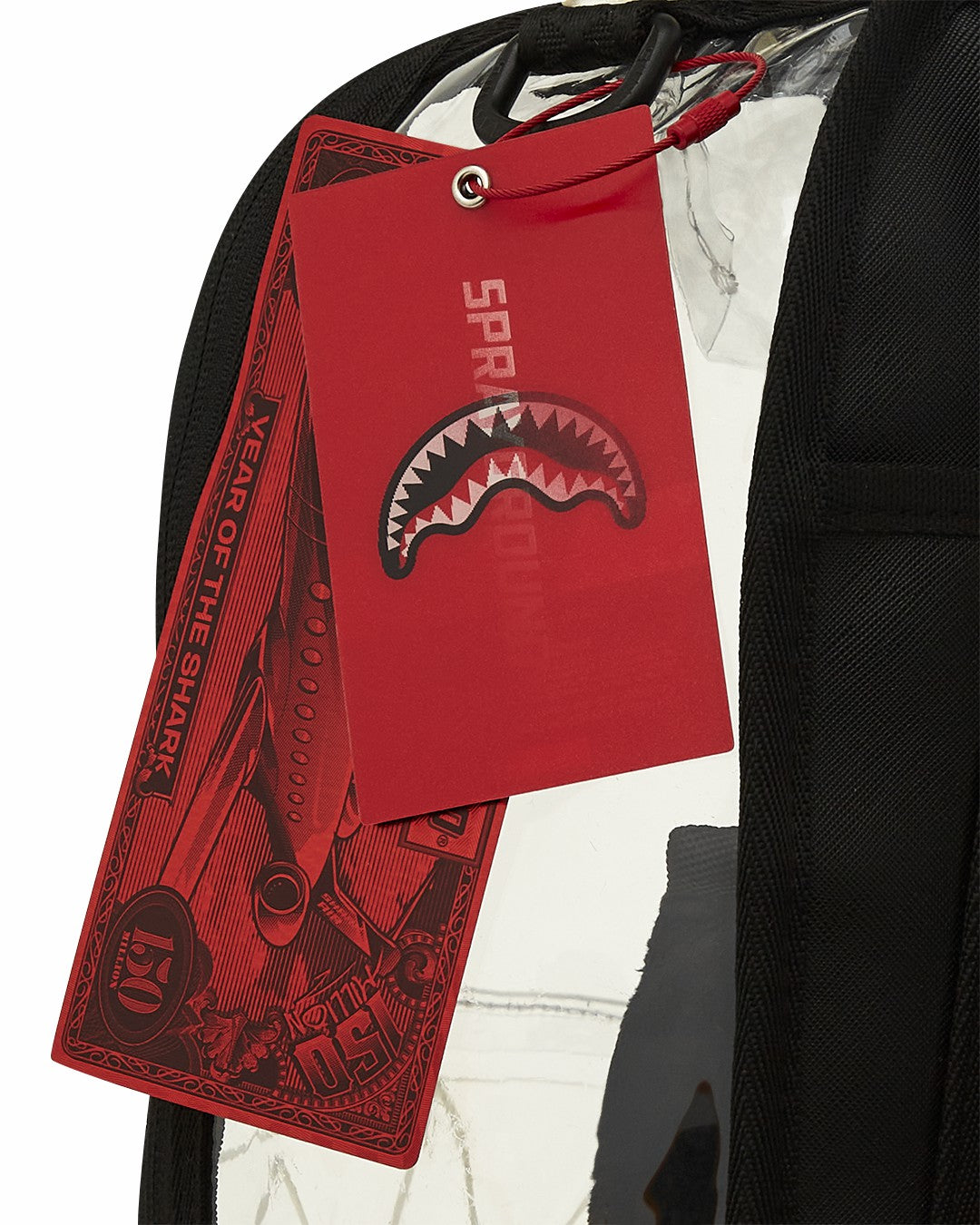 Sprayground - CLEAR BACKPACK - SHARK CENTRAL