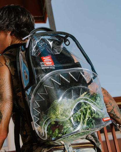 Sprayground - CLEAR BACKPACK - SHARK CENTRAL