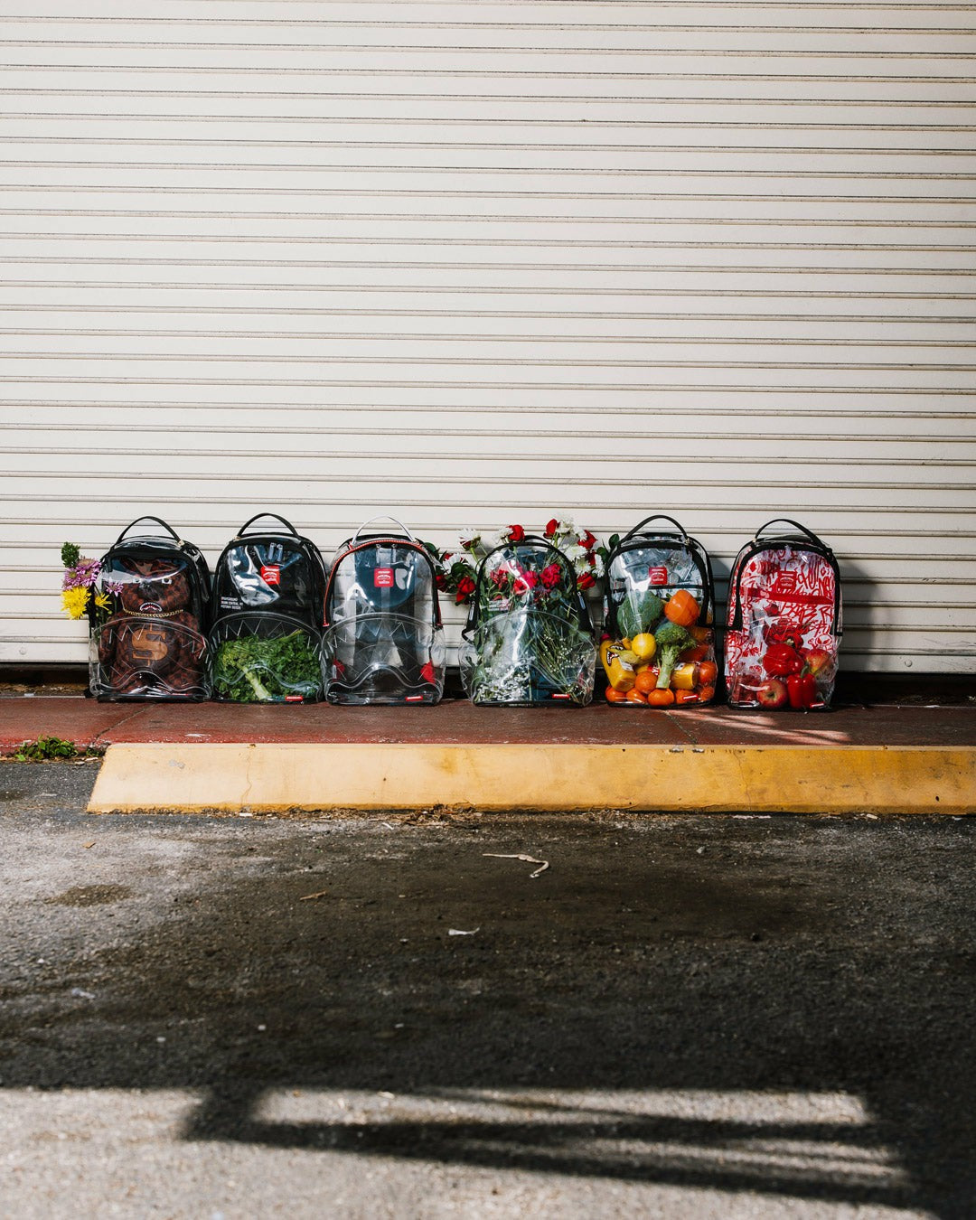 Sprayground - 100% CLEAR BACKPACK - SHARK CENTRAL
