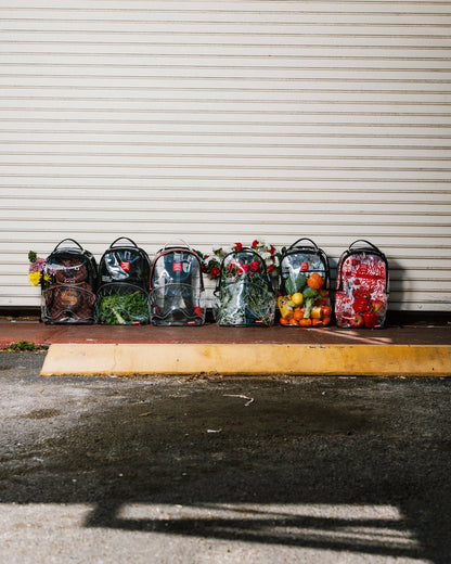Sprayground - 100% CLEAR BACKPACK - SHARK CENTRAL